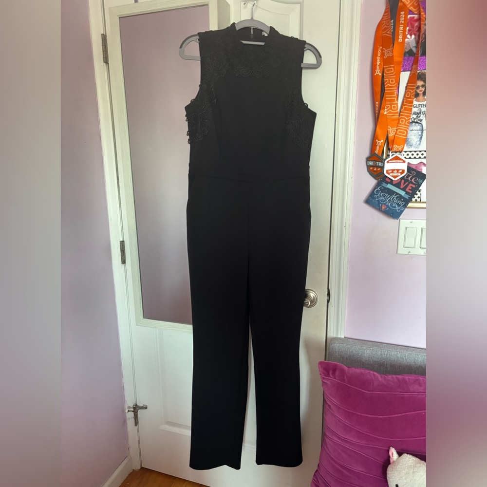 NWT Spense Black Jumpsuit- Sz 6